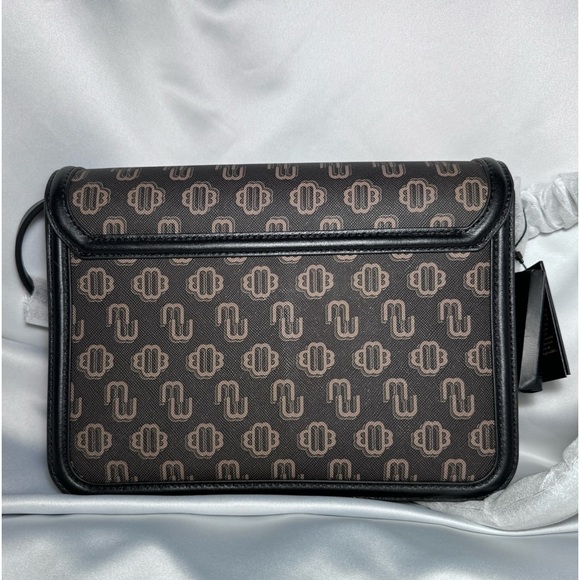 NWT MAJE Clover Canvas Bag with Leather Trim - Picture 3 of 17